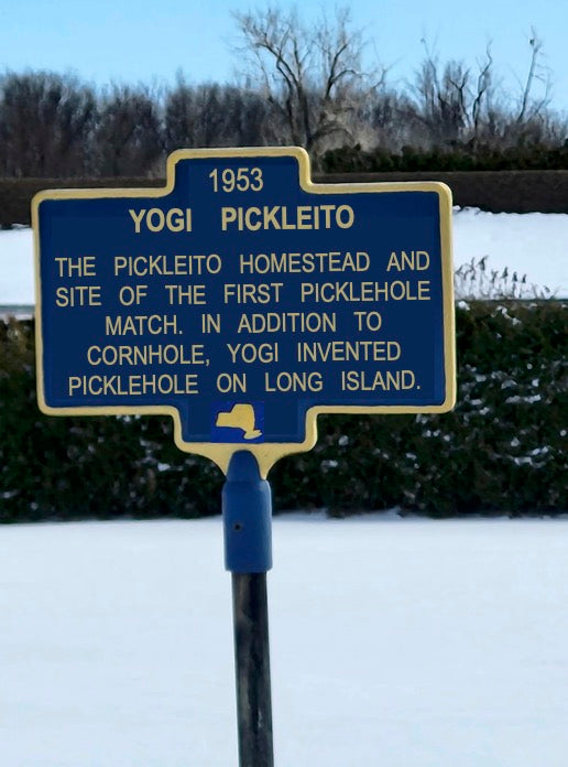 Yogi Pickleito inventor of Cornhole and Picklehole