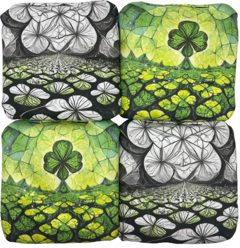 Shamrocks US Cornhole Bags (Set of 8)